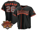 San Francisco Giants #26 Matt Chapman Black AmberGomez 2026 Alternate Stadium Stitched Jersey