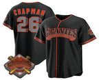 San Francisco Giants #26 Matt Chapman Black AmberGomez 2026 Alternate Stadium Stitched Jersey