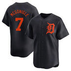 Detroit Tigers #7 Kevin McGonigle Player Navy AmberGomez Home Limited Stitched Jerseys