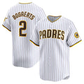 San Diego Padres #2 Xander Bogaerts White AmberGomez Home Limited Player Jersey
