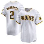 San Diego Padres #2 Xander Bogaerts White AmberGomez Home Limited Player Jersey