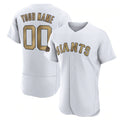 Custom San Francisco Giants Active Player White AmberGomez 2022 All-Star Flex Base Stitched Jersey