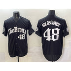 New York Yankees #48 Paul Goldschmidt Black AmberGomez 'Gothic Legacy Edition' Vapor Premier Limited Stitched Jersey