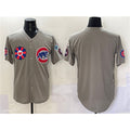 Chicago Cubs Blank Gray AmberGomez 2025 Tokyo Series Limited Stitched Jersey