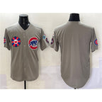 Chicago Cubs Blank Gray AmberGomez 2025 Tokyo Series Limited Stitched Jersey