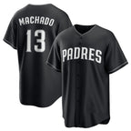San Diego Padres #13 Manny Machado Black AmberGomez Lights Out Limited Stitched Jersey