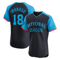 Chicago Cubs #18 Shota Imanaga Player Navy AmberGomez National League All-Star Limited Elite Game Home Stitched Jerseys