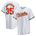 Baltimore Orioles #35 Adley Rutschman White AmberGomez Replica Player Jersey