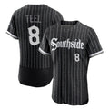 Chicago White Sox #8 Kyle Teel Player Black AmberGomez City Connect Limited Elite Home Stitched Jerseys