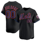 Custom New York Mets Black AmberGomez Alternate Limited Jersey