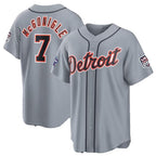 Detroit Tigers #7 Kevin McGonigle 2026 All-Star Game Gray AmberGomez Replica Jersey