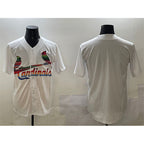 St. Louis Cardinals Blank White AmberGomez Cool Base Stitched Jersey