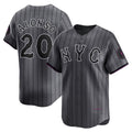 New York Mets #20 Pete Alonso Graphite AmberGomez 2024 City Connect Limited Player Jersey