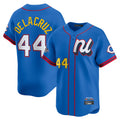 Cincinnati Reds #44 Elly De La Cruz Player Blue AmberGomez National League All-Star Edition Limited Stitched Jerseys