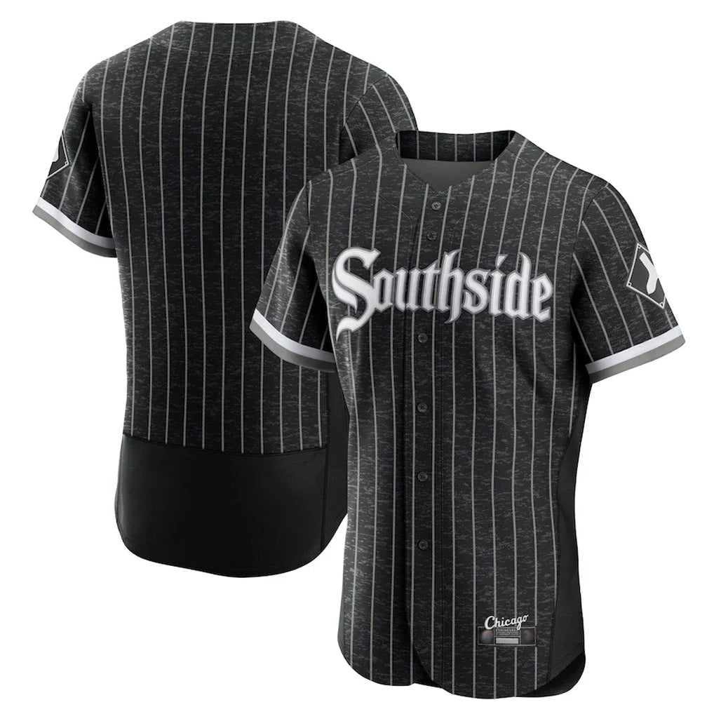 Chicago White Sox Blank Player Black AmberGomez City Connect Limited Elite Home Stitched Jerseys