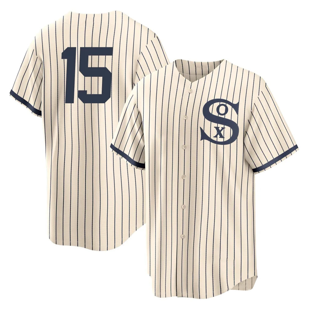 Chicago White Sox #15 Sean Newcomb Player Cream AmberGomez Field of Dreams Home Game Stitched Jerseys