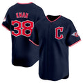 Cleveland Guardians #38 Steven Kwan Navy AmberGomez 2025 Alternate Limited Stitched Jersey