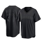 Cleveland Guardians #37 Travis Bazzana Player Black AmberGomez T-shirt Home Game Stitched Jerseys