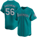 Seattle Mariners #56 Randy Arozarena Aqua AmberGomez Alternate Limited Stitched jersey