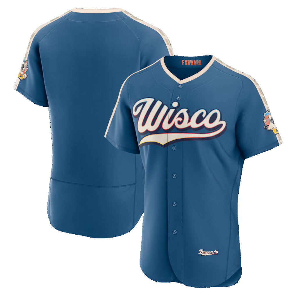 Milwaukee Brewers Mineral Blue AmberGomez 2026 City Connect Authentic Jersey