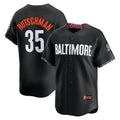 Baltimore Orioles #35 Adley Rutschman Black AmberGomez City Connect Limited Player Jersey