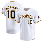 Pittsburgh Pirates #10 Bryan Reynolds White AmberGomez Home Limited Stitched Jersey
