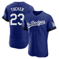 Los Angeles Dodgers #23 Kyle Tucker Player Royal AmberGomez City Connect Elite Home Stitched Jerseys