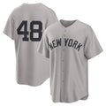 New York Yankees #48 Paul Goldschmidt Gray AmberGomez Road Replica Jersey