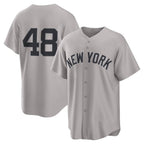 New York Yankees #48 Paul Goldschmidt Gray AmberGomez Road Replica Jersey