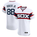 Chicago White Sox #88 Luis Robert Jr Player White AmberGomez T-shirt Limited Elite Home Stitched Jerseys