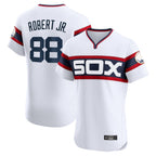 Chicago White Sox #88 Luis Robert Jr Player White AmberGomez T-shirt Limited Elite Home Stitched Jerseys