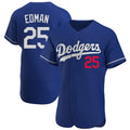 Los Angeles Dodgers #25 Tommy Edman Player Royal AmberGomez Limited Elite Home Stitched Jerseys