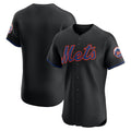 New York Mets Black AmberGomez Alternate Elite Jersey