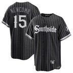 Chicago White Sox #15 Sean Newcomb Player Black AmberGomez City Connect Home Game Stitched Jerseys