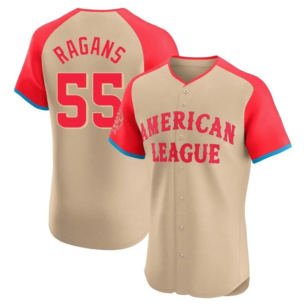 Kansas City Royals #55 Cole Ragans Player Cream AmberGomez American League All-Star Limited Elite Home Stitched Jerseys