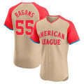 Kansas City Royals #55 Cole Ragans Player Cream AmberGomez American League All-Star Limited Elite Home Stitched Jerseys