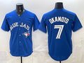 Toronto Blue Jays #7 Kazuma Okamoto Royal AmberGomez 2026 Cool Base Stitched Jersey