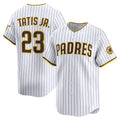 San Diego Padres #23 Fernando Tatis Jr. White AmberGomez Home Limited Player Jersey