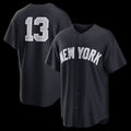 New York Yankees #13 Jazz Chisholm Jr. Navy AmberGomez Alternate Replica Jersey