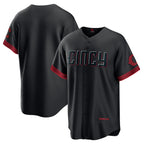 Cincinnati Reds Black AmberGomez City Connect Replica Jersey