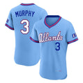 Atlanta Braves #3 Dale Murphy Player Powder Blue AmberGomez 2026 City Connect T-shirt Limited Elite Home Game Stitched Jerseys