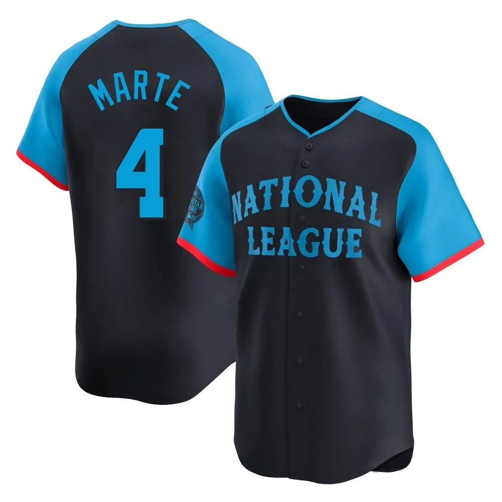 Arizona Diamondbacks #4 Ketel Marte Player Black AmberGomez National League All-Star Limited Home Game Stitched Jerseys