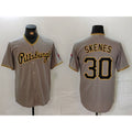 Pittsburgh Pirates #30 Paul Skenes Grey AmberGomez Stitched Jersey