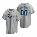Custom Tampa Bay Rays Gray AmberGomez 2020 Stitched Cool Base Road Jersey