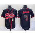 Cincinnati Reds #9 Matt McLain Number Black AmberGomez 2023 City Connect Cool Base Stitched Jersey 2