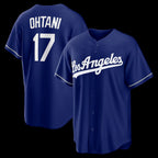 Los Angeles Dodgers #17 Shohei Ohtani Royal AmberGomez Alternate Replica Jersey
