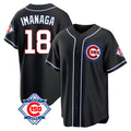 Chicago Cubs #18 Shota Imanaga Player Black AmberGomez Fashion Out 150th Anniversary Game Stitched Jerseys
