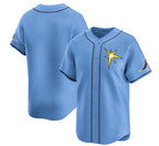 Tampa Bay Rays Blank Light Blue AmberGomez Alternate Limited Stitched Jersey