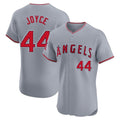 Los Angeles Angels #44 Ben Joyce Player Gray AmberGomez Home Limited Elite Stitched Jerseys