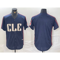 Cleveland Guardians Blank Navy AmberGomez 2024 City Connect Limited Stitched Jersey